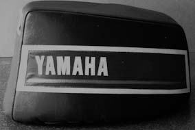 Yamaha 70 HP padded engine cover.